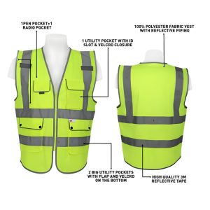UET Safety Fabric Vest